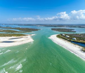 Stump Pass, Englewood, Florida.  I used a drone to take the shot.